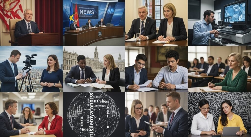 Ilustração Linguística Sem Texto