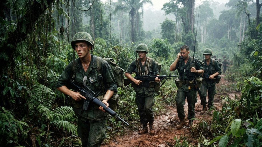 Soldados norte-americanos em operação no Vietnã, 1968